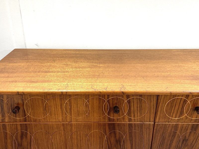 Gordon russell, ellipses / circles, mid century sideboard – A rare vintage treasure