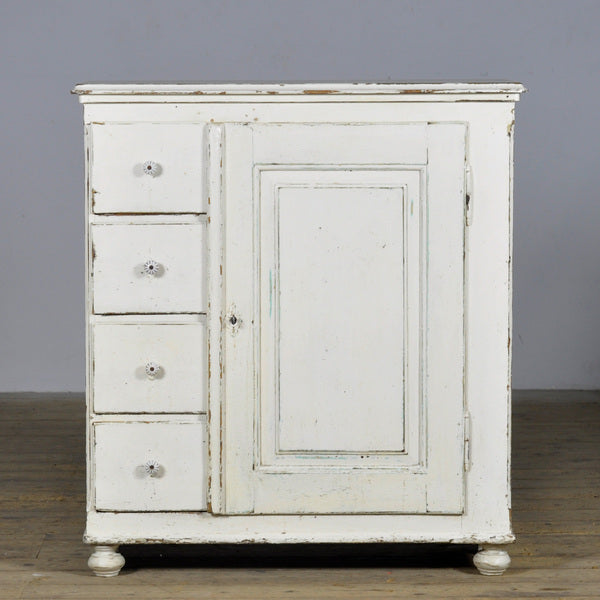 Solid pine dresser with 4 drawers, 1910s – A rare vintage treasure