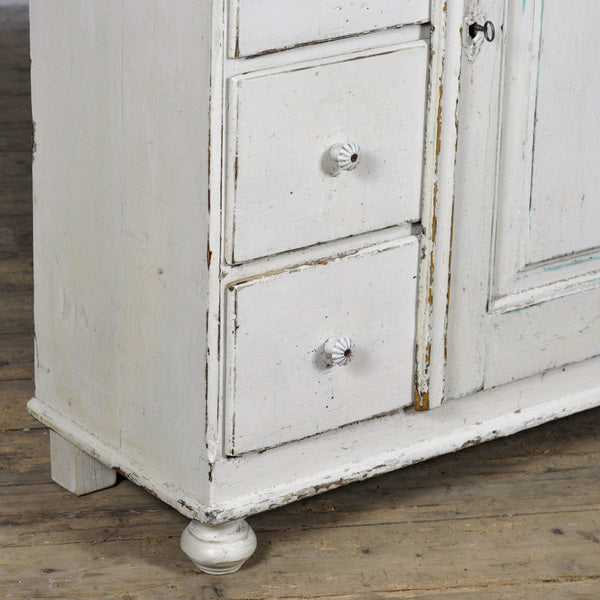 Solid pine dresser with 4 drawers, 1910s – A rare vintage treasure